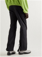 POST ARCHIVE FACTION - 4.0 Center Straight-Leg Zip-Detailed Tech-Nylon Trousers - Black