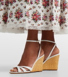 Aquazzura Tati leather espadrille wedges