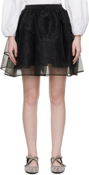 Cecilie Bahnsen Black CBcayla Miniskirt