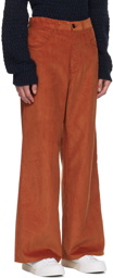 Marni Orange Flared Trousers