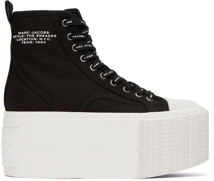 Photo: Marc Jacobs Black 'The Platform High Top' Sneakers