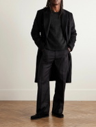 Kaptain Sunshine - Brushed Royal Alpaca Sweater - Black