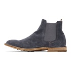 Officine Creative Blue Steple 5 Chelsea Boots