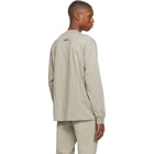 Essentials Khaki Long Sleeve T-Shirt