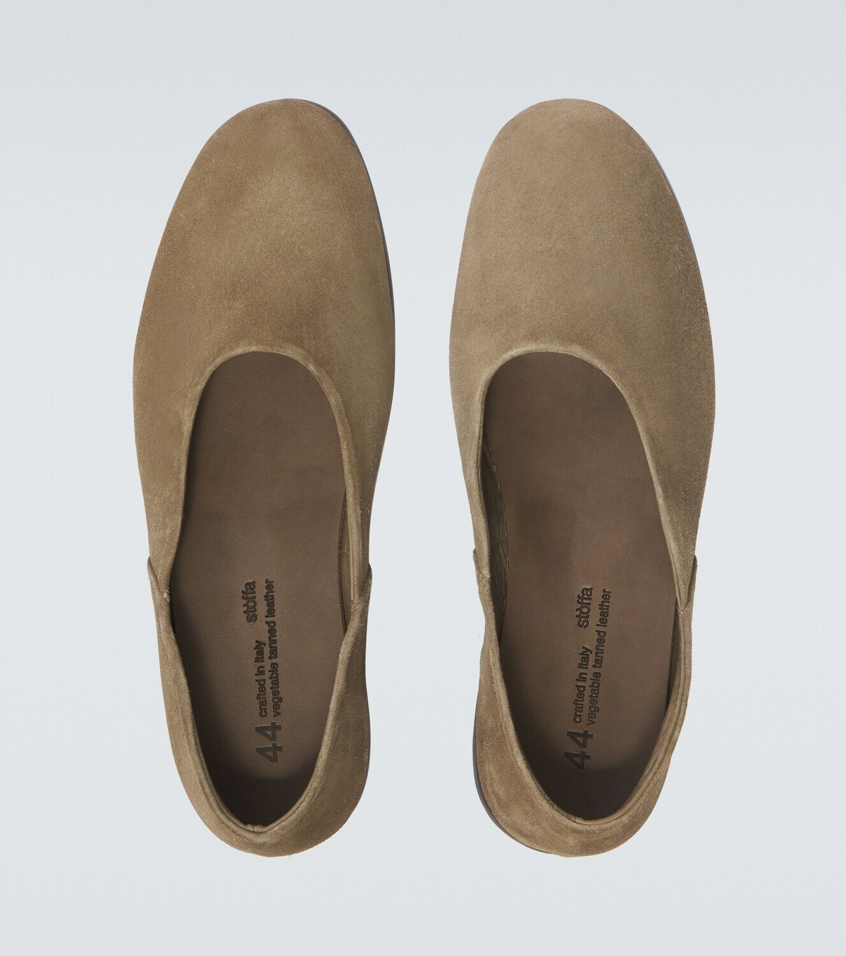 Stòffa Suede slip-on shoes
