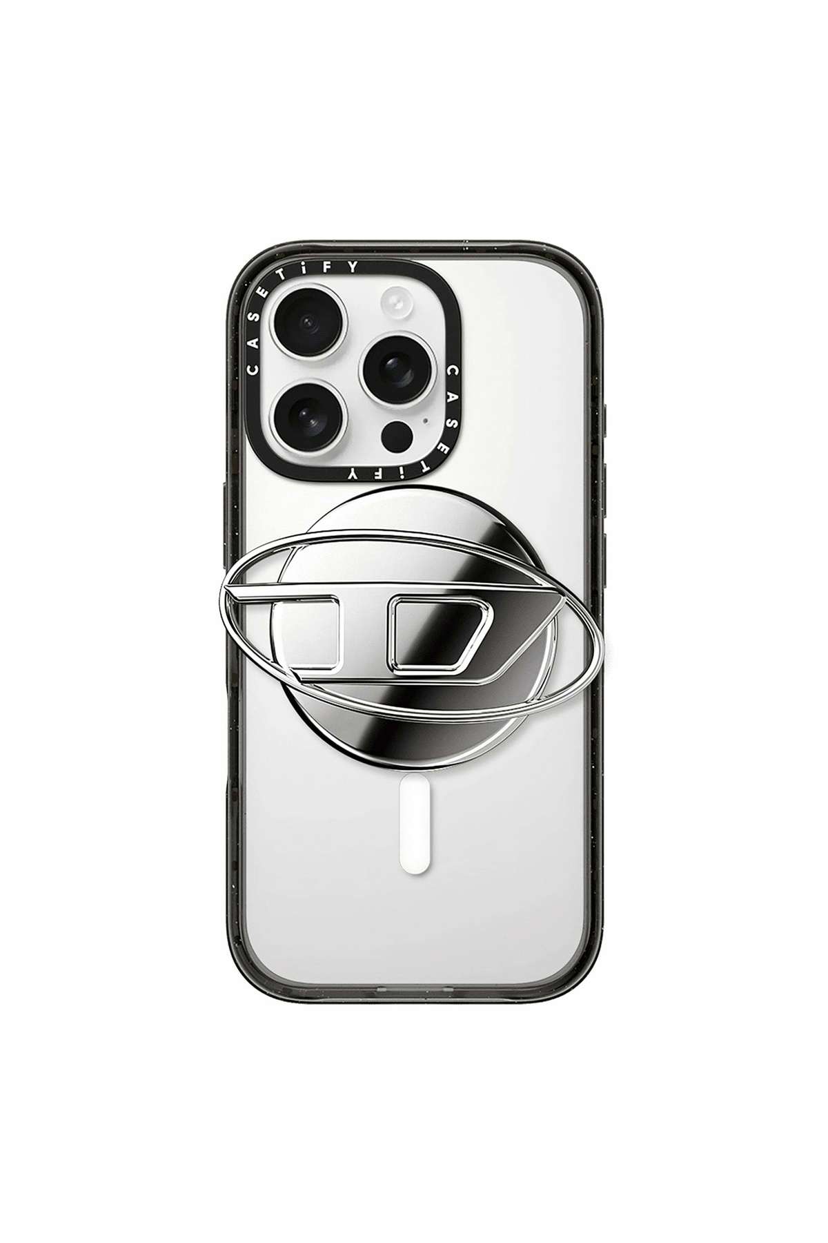 Diesel Grip & Stand Silver - Ring stands - Unisex - Silver