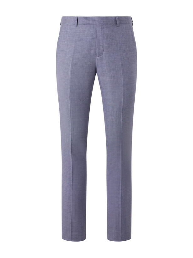 Photo: Paul Smith - Straight-Leg Wool Suit Trousers - Blue