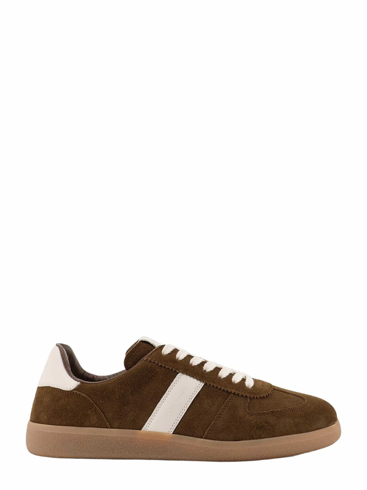 スニーカー TOM FORD Cambridge Suede Sneakers Low-Top Trainers Camel Bro TOM FORD - Cambridge Leather-Trimmed Suede Sneakers