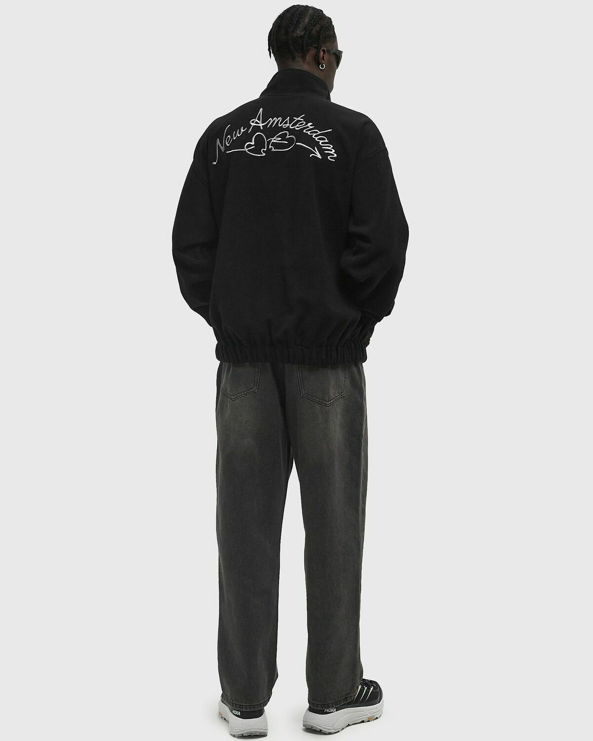 New Amsterdam FLEECE TRACK JACKET pink Mens Fleece Jacket