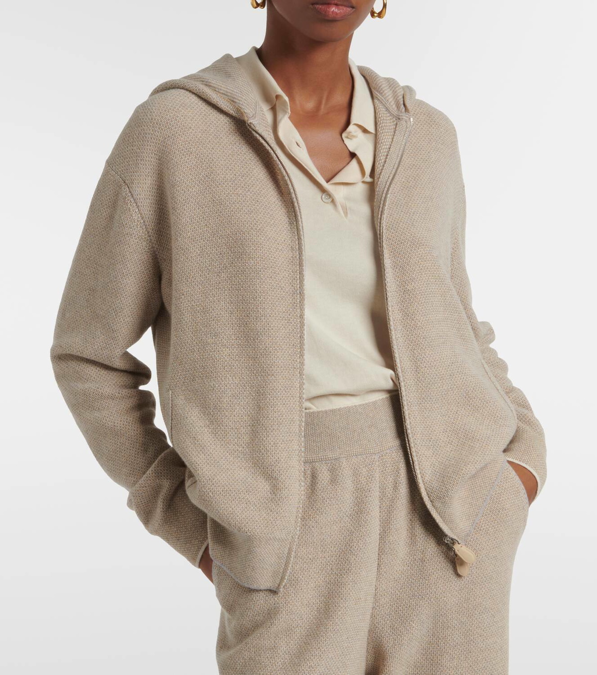 Loro Piana Varallo cashmere hoodie