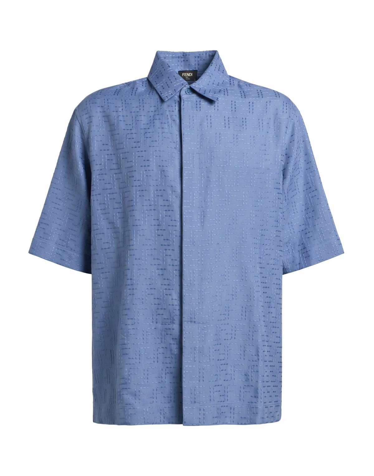Fendi Mens Shirt Slate in Blue
