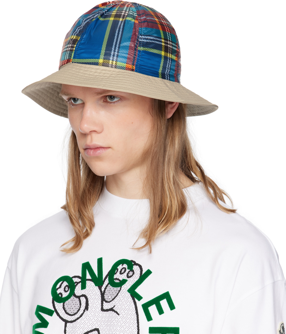 Moncler Genius Moncler x FRGMT Beige Reversible Bucket Hat