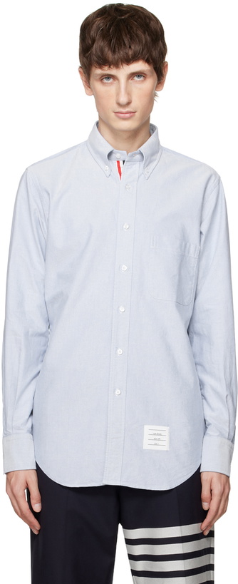 Photo: Thom Browne Blue Pocket Shirt