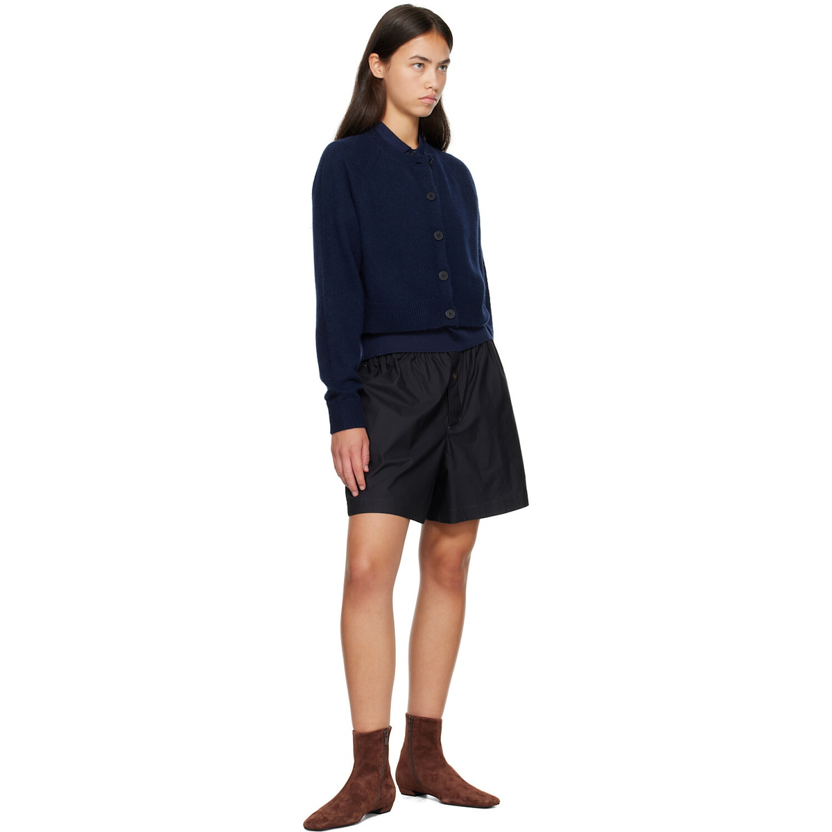 Proenza Schouler Brown Trap Flat Ankle Boots