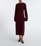 Jardin des Orangers Embellished wool and cashmere sweater dress