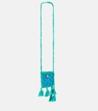 Alanui - Stay Positive crochet Airpods case