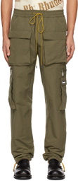 Rhude SSENSE Exclusive Green Classic Cargo Pants