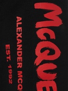 ALEXANDER MCQUEEN Graffiti Print Cotton Shorts
