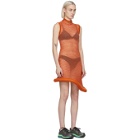 Louise Lyngh Bjerregaard SSENSE Exclusive Orange Tennis In October Mid-Length Dress