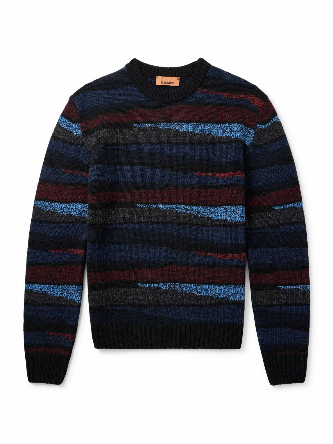 Missoni - Intarsia Wool Sweater - Blue