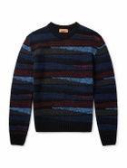 Missoni - Intarsia Wool Sweater - Blue