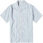 Oliver Spencer Men's Havana Short Sleeve Shirt in Blue