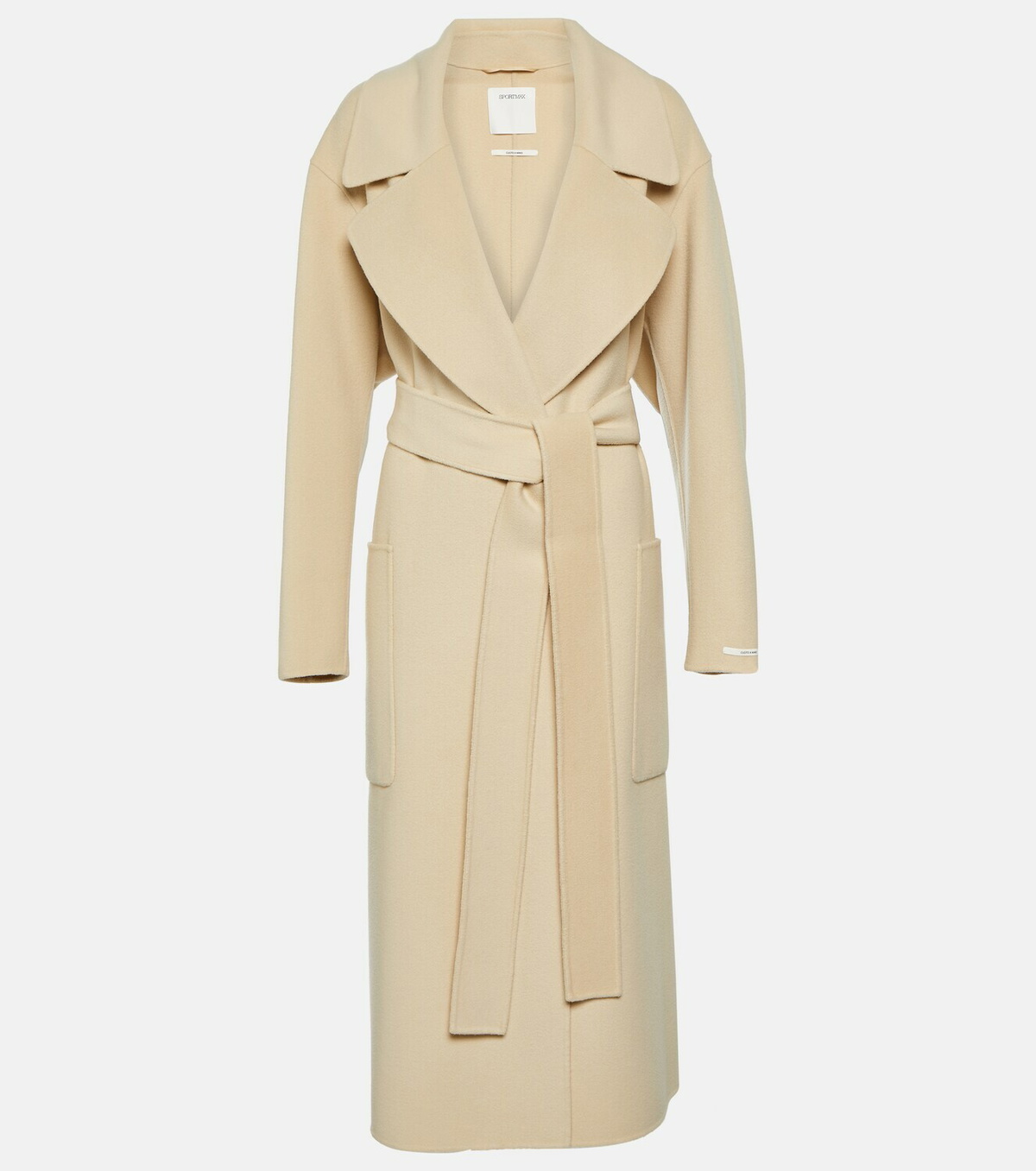 SPORTMAX VELENO コート Sportmax - Veleno wool coat black - The Corner