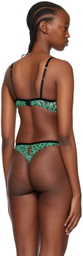 Fruity Booty SSESNSE Exclusive Green Printed Bra