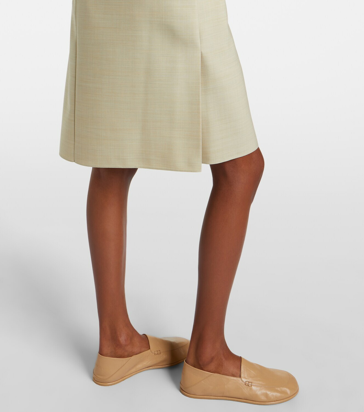 Calvin Klein Collection Lunas wool midi skirt