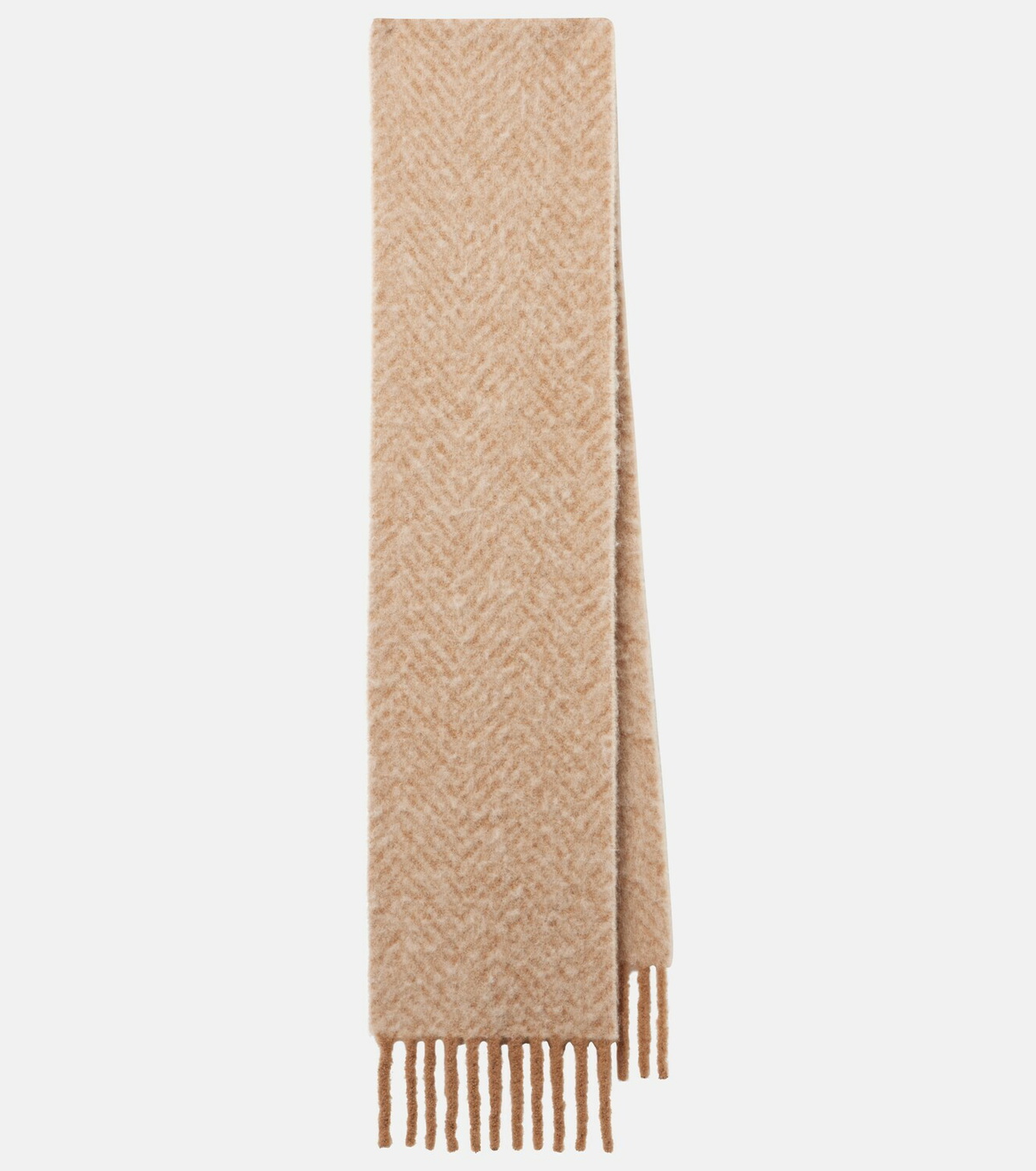 Loro Piana Chevron alpaca-blend scarf