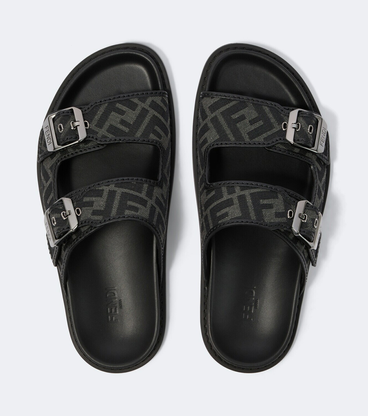 Fendi Fendi Feel FF Zucca jacquard slides