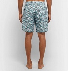 Onia - Mid-Length Printed Swim Shorts - Blue