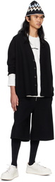 Jil Sander Black Buttoned Cardigan