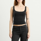 Peachy Den Women's Kylie Vest Top in Graphite