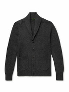 Sid Mashburn - Shawl-Collar Wool-Blend Cardigan - Gray