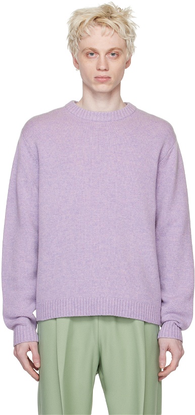 Photo: Stockholm (Surfboard) Club Purple Jacquard Sweater