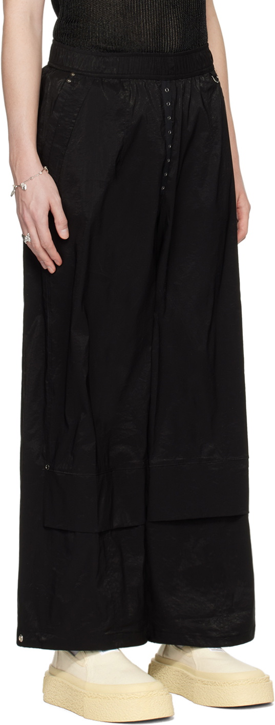 LOW CLASSIC Black Low-Rise Trousers