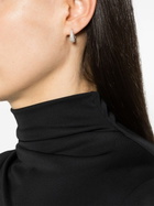 Dana Rebecca Designs 14K White Gold DRD Large Diamond Hoop Earrings