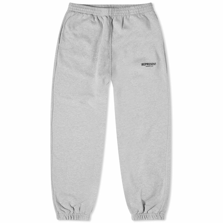 Photo: Represent Men's Owners Club Sweatpant in Ash Grey/Black