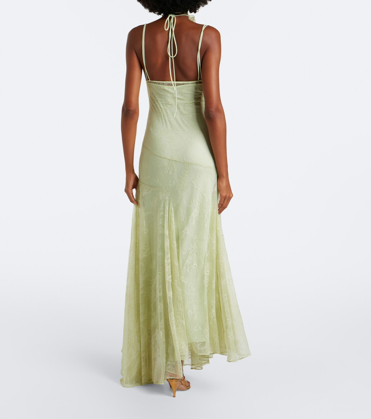 De La Vali Calima lace maxi dress