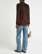 Peserico Womens Blazer Dark in Brown