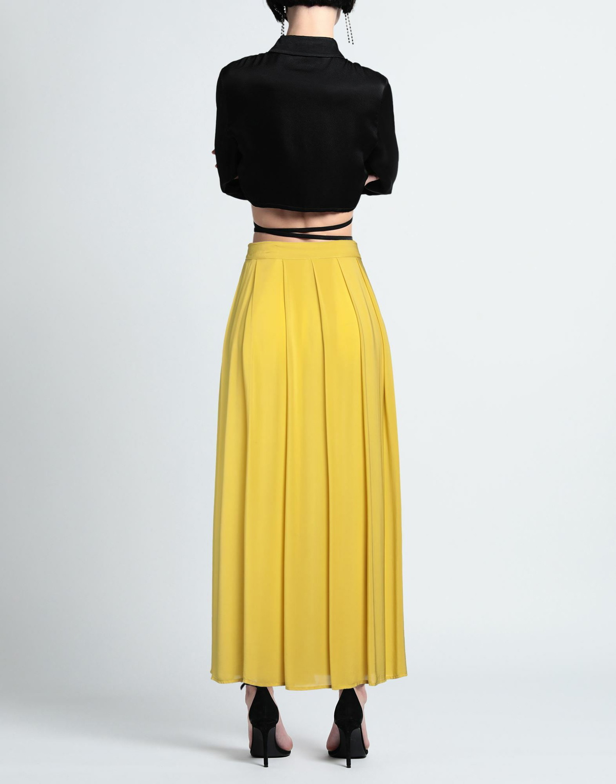 Alessia Santi Womens Maxi skirt Mustard
