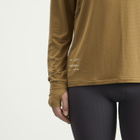 Bandit Men's Men's Aura Grid Mockneck Long Sleeve in Antique Brass
