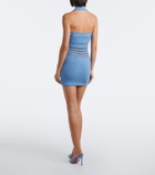 Retrofête Ronni cotton-blend crochet minidress