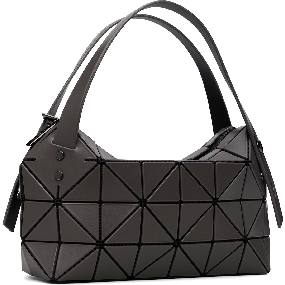BAO BAO ISSEY MIYAKE Gray Boston Tote
