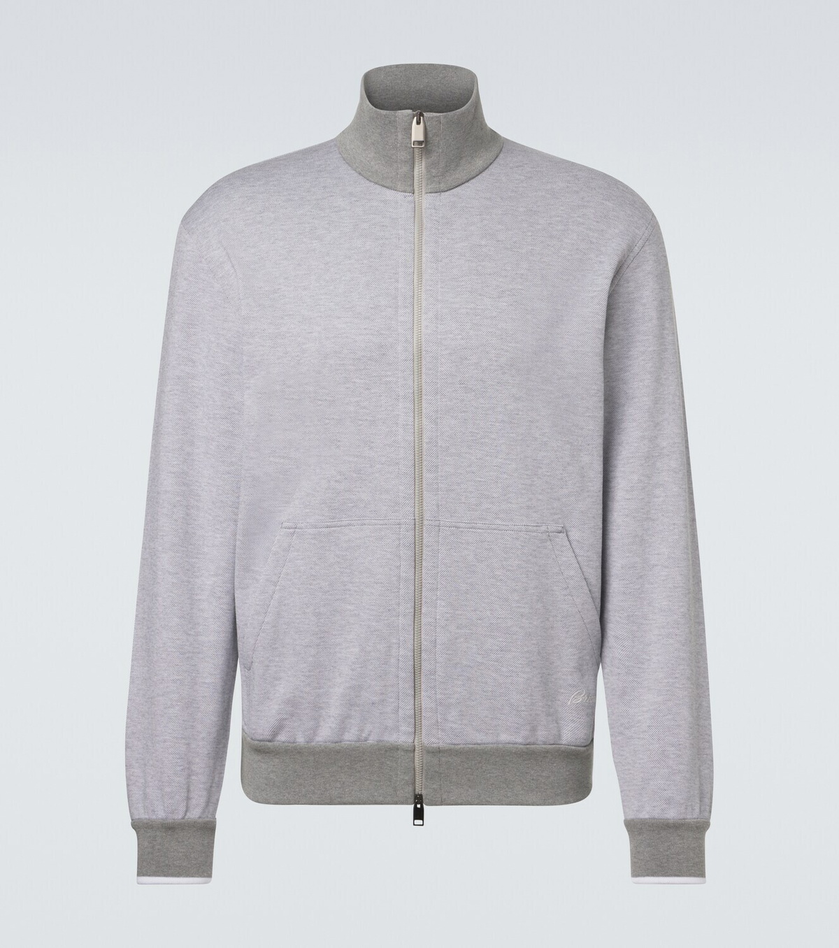 Brioni Cotton-blend track jacket