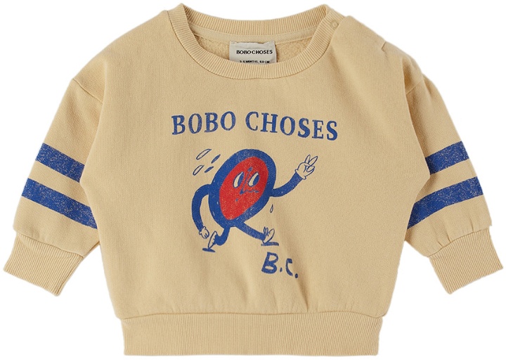 Photo: Bobo Choses Baby Beige Walking Clock Sweatshirt