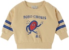 Bobo Choses Baby Beige Walking Clock Sweatshirt