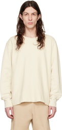 Les Tien Off-White Crewneck Sweatshirt