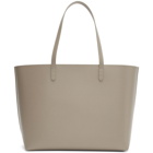 Mansur Gavriel Grey Saffiano Large Tote